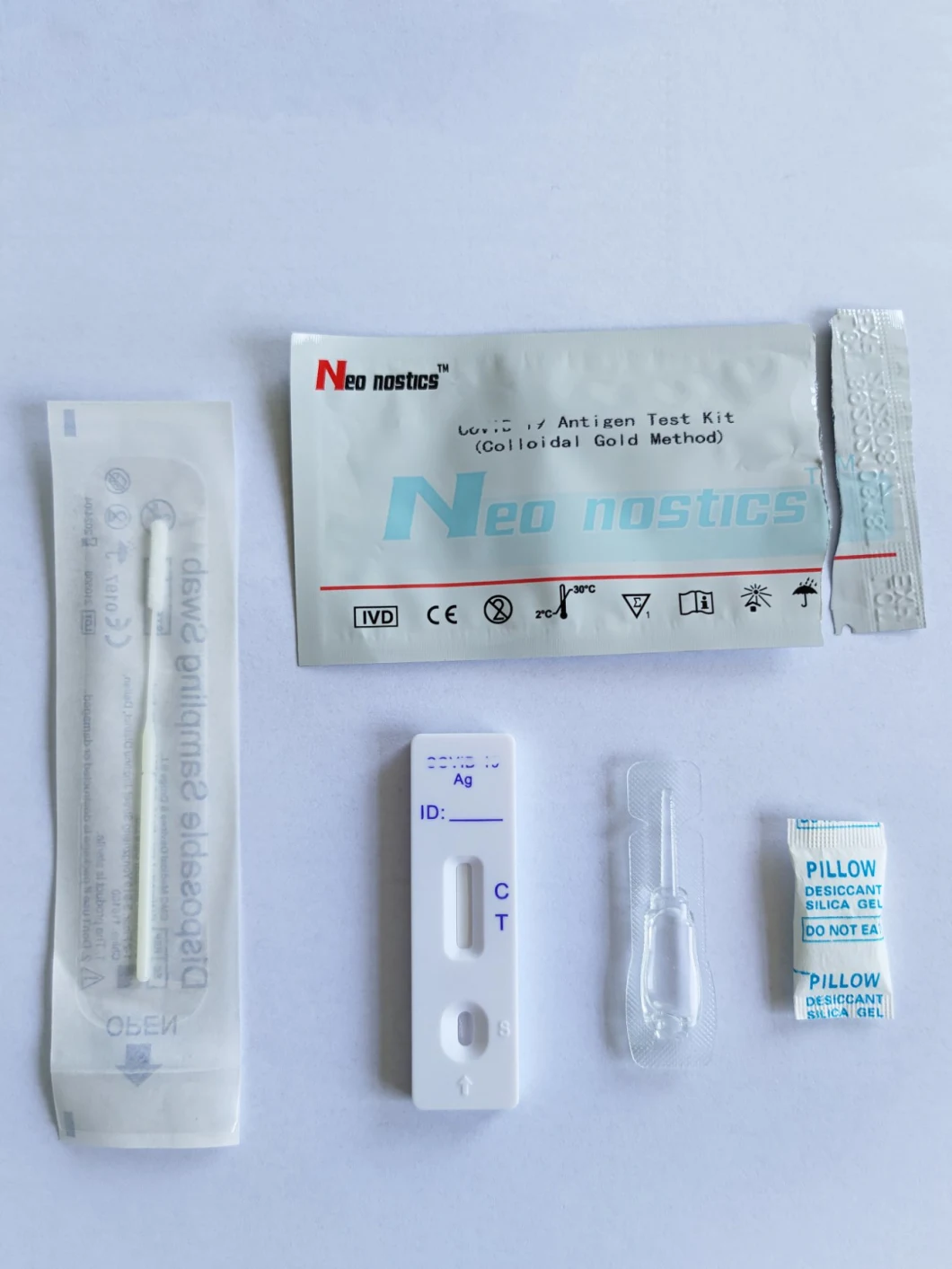 CE Certification Nasal Swab Diagnostic Reagents Kit Antigen Rapid Test Kit