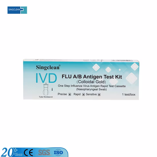 Test rapide d'antigène 19 d'or colloïdal de dispositifs médicaux de ménage