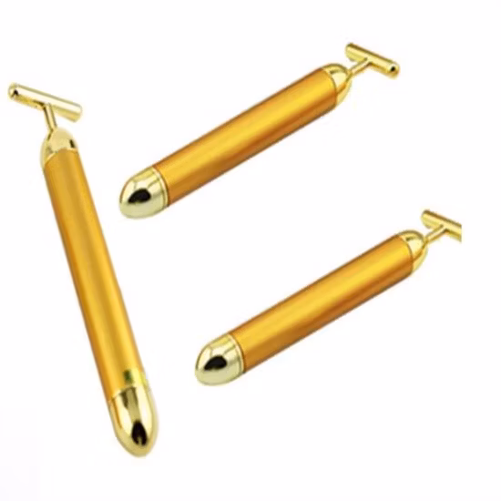 Nouvelles idées de produits 2018 Beauté et soins personnels Germanium Rolling Facial Massager 24K Gold Beauty Bar