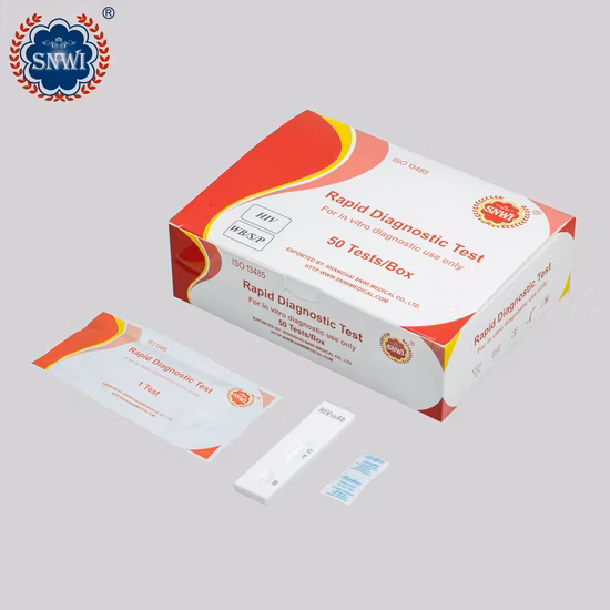 Kit de test rapide d'antigène de kit de diagnostic de salive de PCR d'équipement de laboratoire d'approvisionnement médical de Pei de la CE